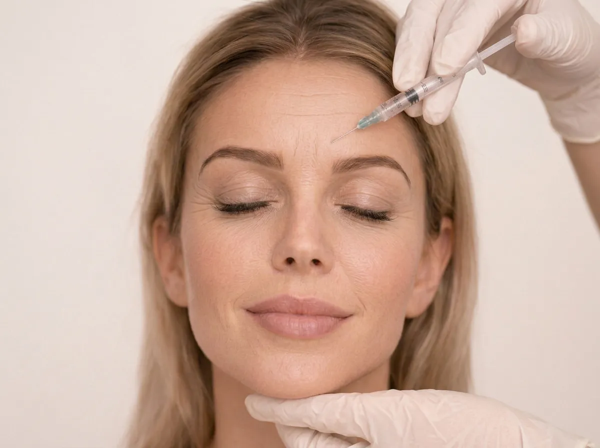 Before Botox treatment